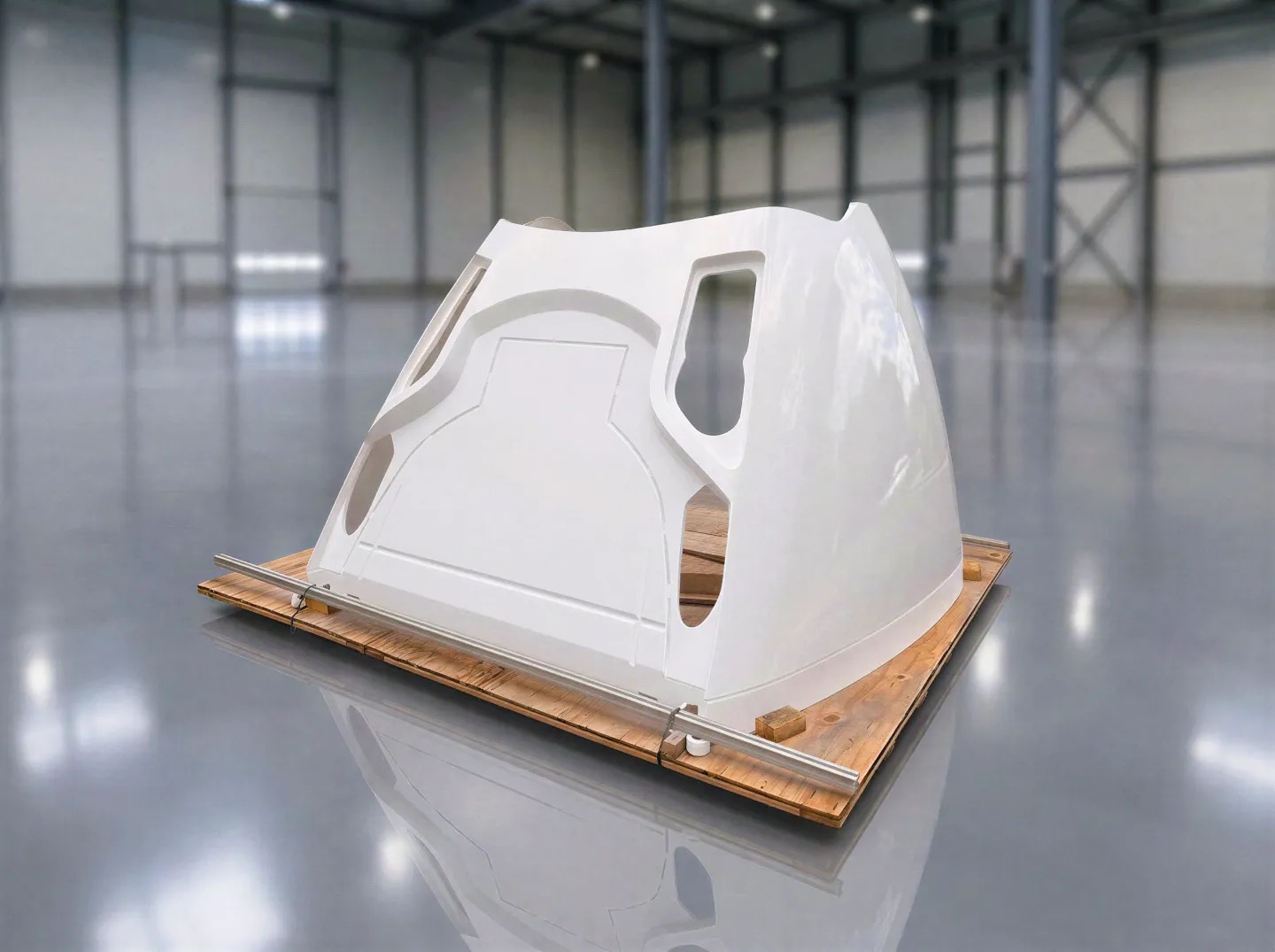 ICE 3neo için büyük format 3D baskılı burun demonstratörü