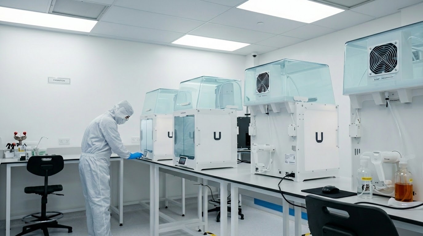 Bioactivx temiz oda tesisinde 3D baskıyla üretilen Bioactiv Matrix yara bakım ürünü