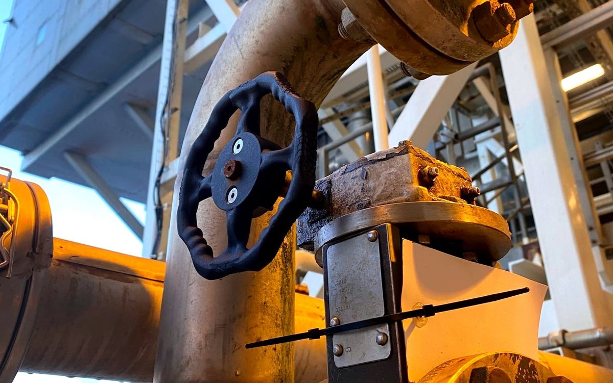 Offshore enerji platformu için DNV onaylı 3D baskılı polimer vana el çarkı