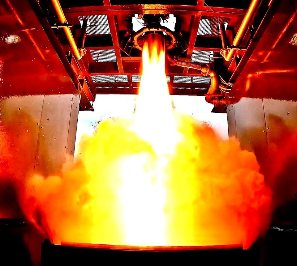 Skyrora 3,5 kN roket motorunun hot-fire testi