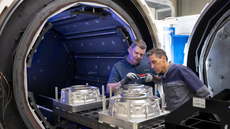 Safran Additive Manufacturing Campus'ta metal katmanlı imalat üretimi